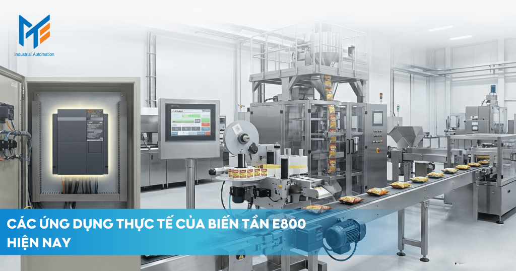 Các ứng dụng thực tế của Biến tần FR-E800 hiện nay