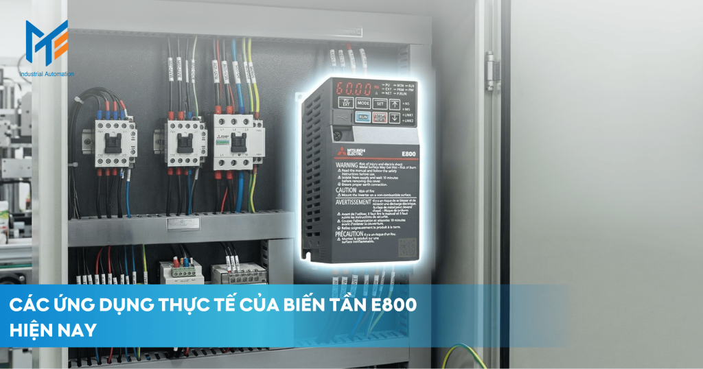 Các ứng dụng thực tế của Biến tần FR-E800 hiện nay