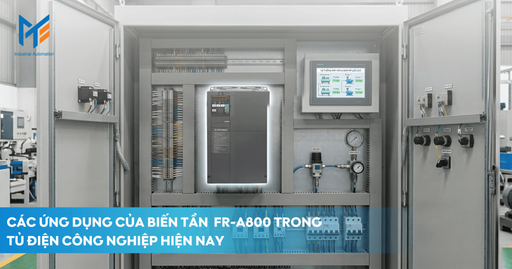 Các ứng dụng của biến tần FR-A800 trong tủ điện công nghiệp hiện nay