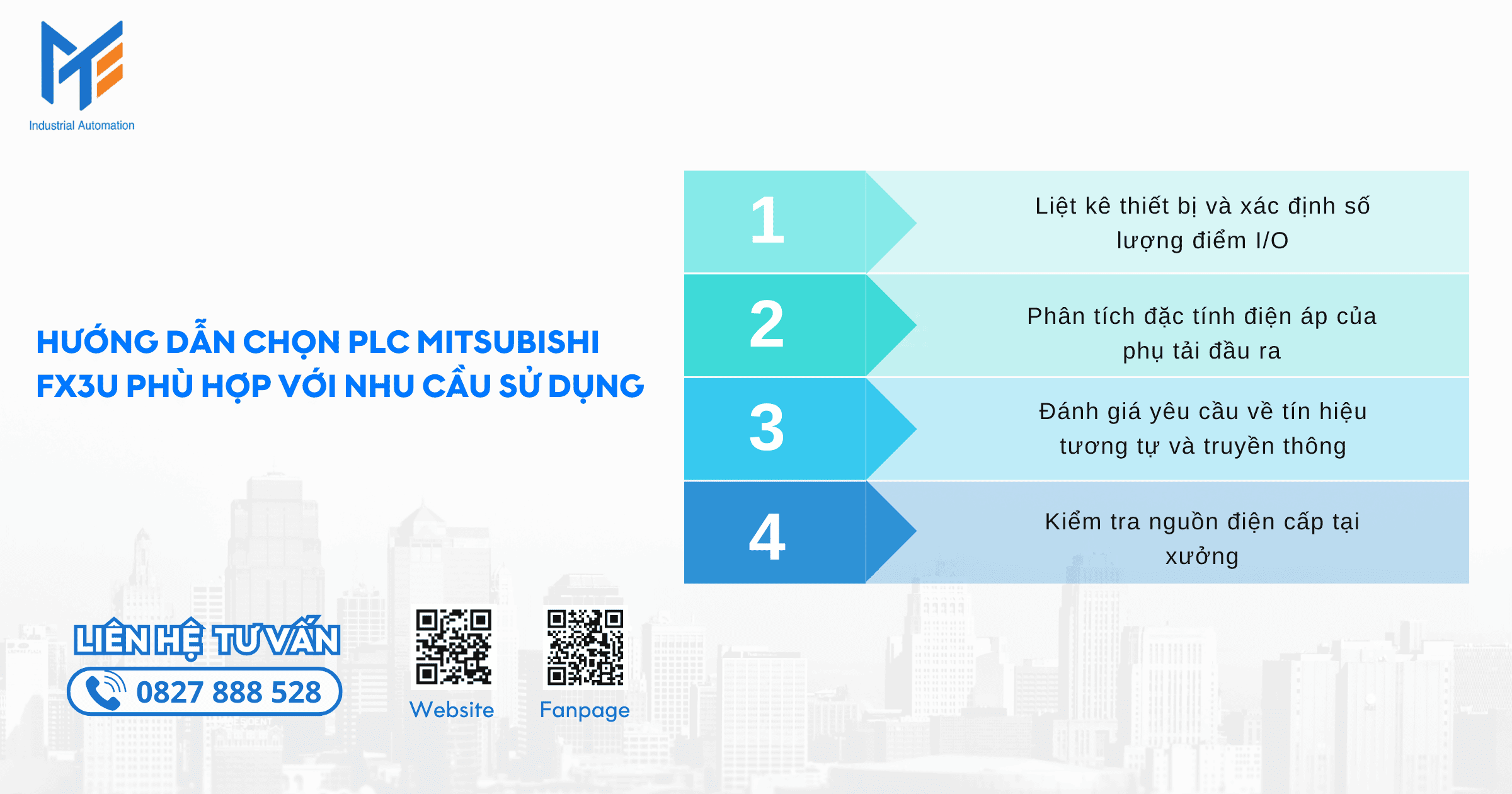 Hướng dẫn chọn PLC Mitsubishi FX3U phù hợp với nhu cầu sử dụng