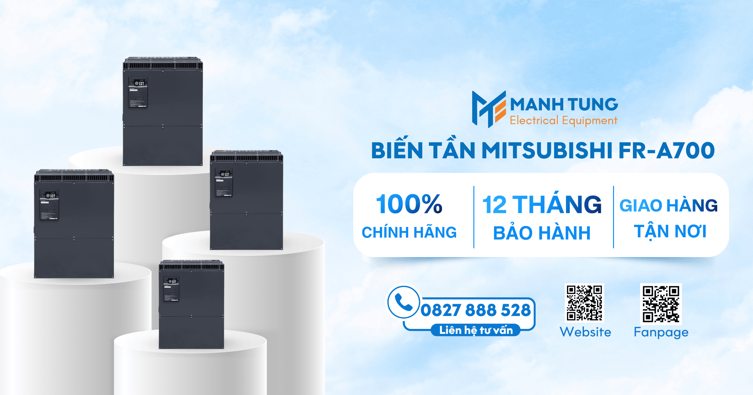 Mạnh Tùng nhà cung cấp Biến tần Mitsubishi FR-A700 uy tín chính hãng