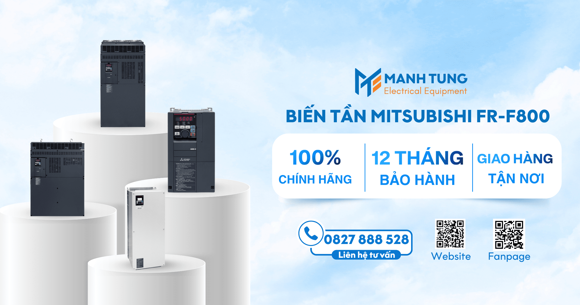 Mạnh Tùng nhà cung cấp Biến tần Mitsubishi FR-F800 uy tín chính hãng