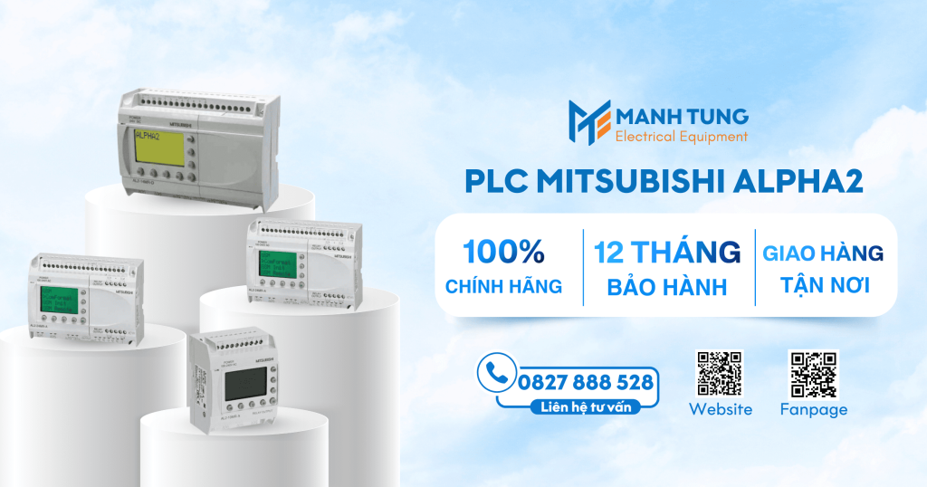 Mạnh Tùng nhà cung cấp PLC Mitsubishi ALPHA2 uy tín chính hãng
