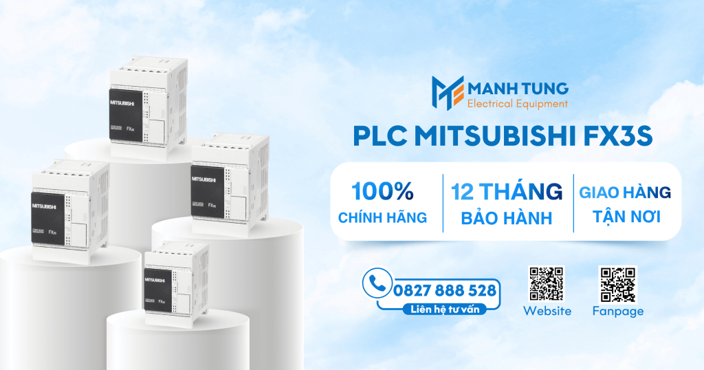 Mạnh Tùng nhà cung cấp PLC Mitsubishi FX3S uy tín chính hãng
