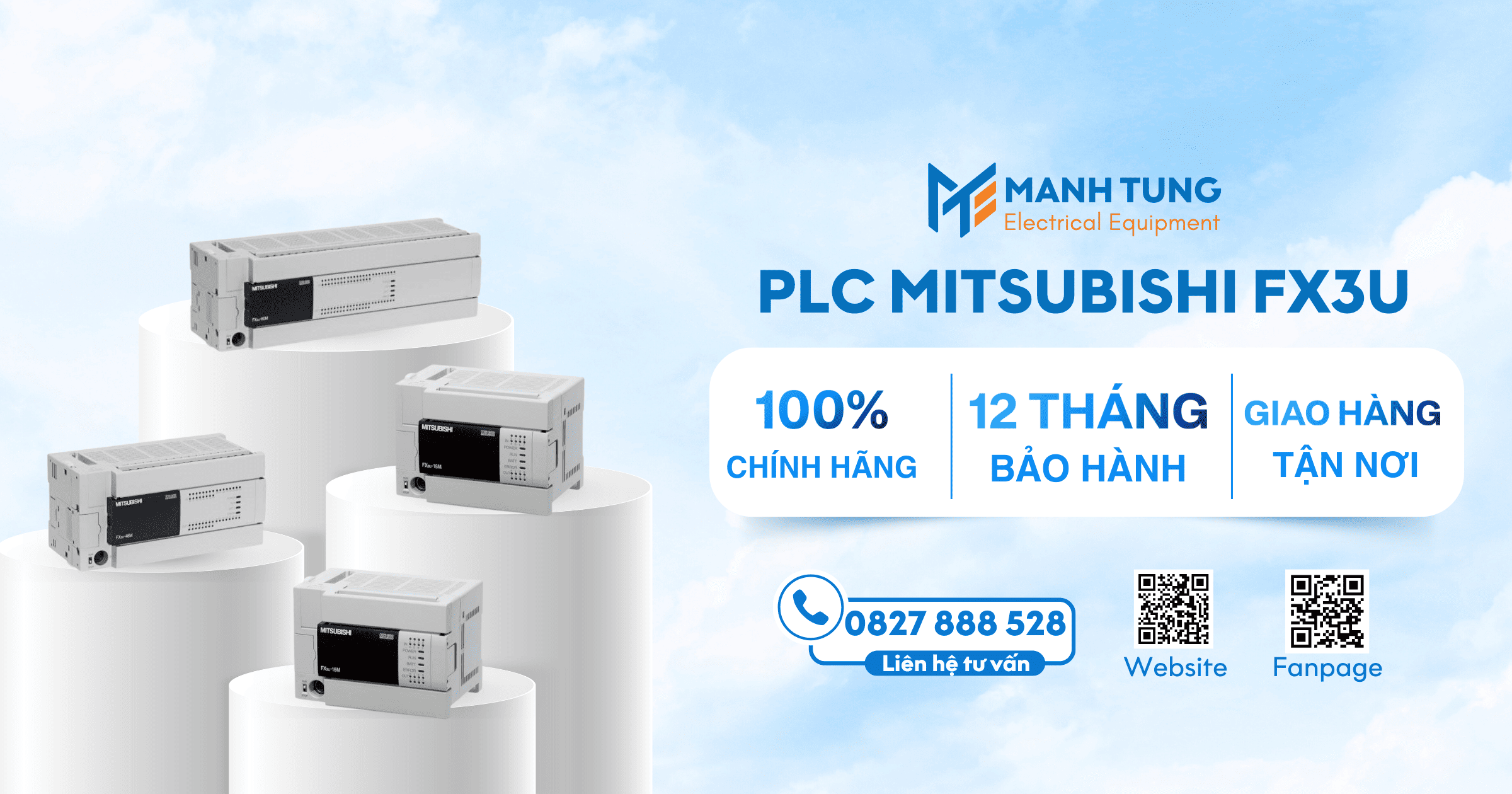 Mạnh Tùng nhà cung cấp PLC Mitsubishi FX3U uy tín chính hãng