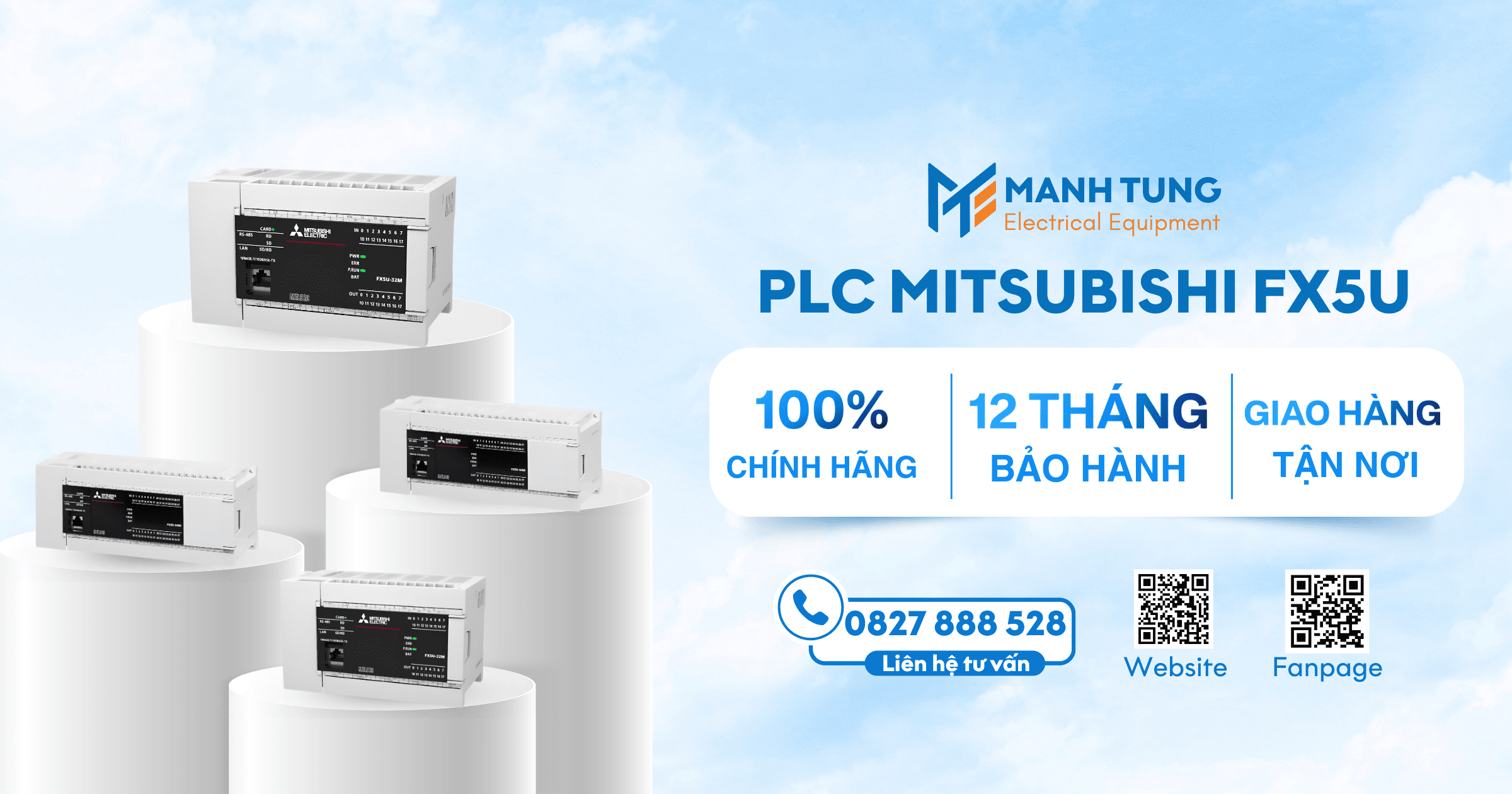 Mạnh Tùng nhà cung cấp PLC Mitsubishi FX5U uy tín chính hãng