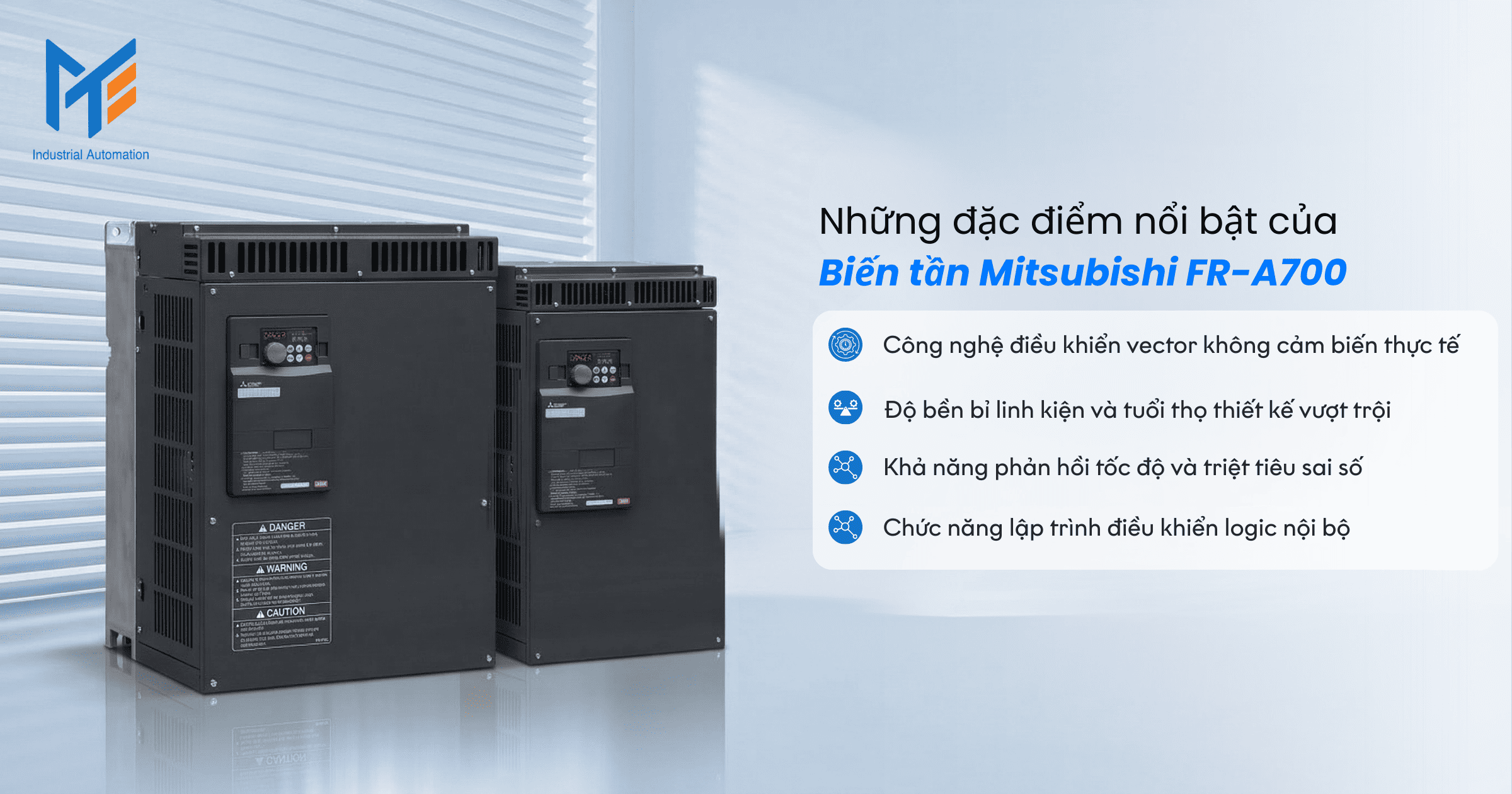 Những đặc điểm nổi bật của Biến tần Mitsubishi FR-A700