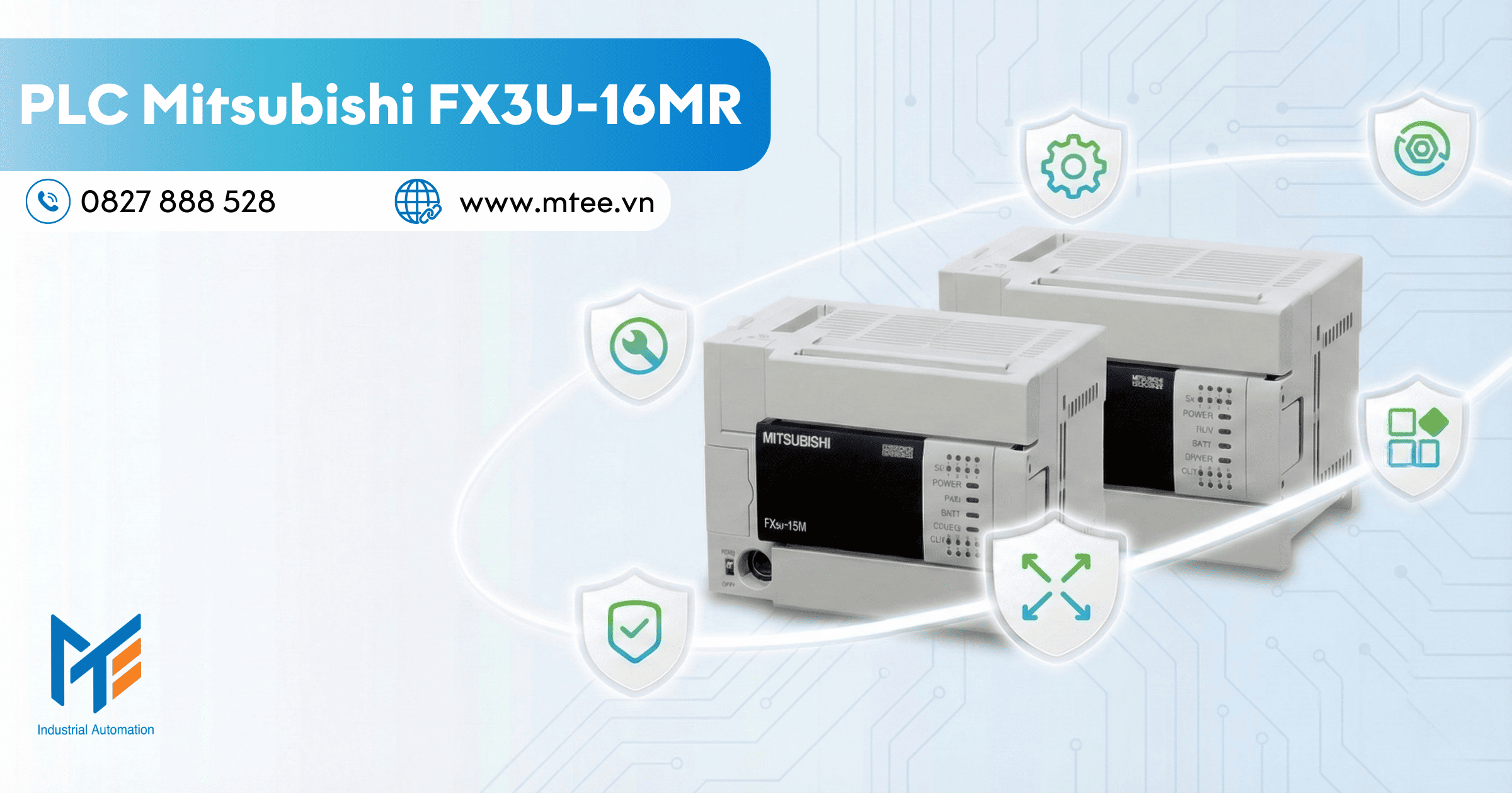PLC Mitsubishi FX3U-16MR