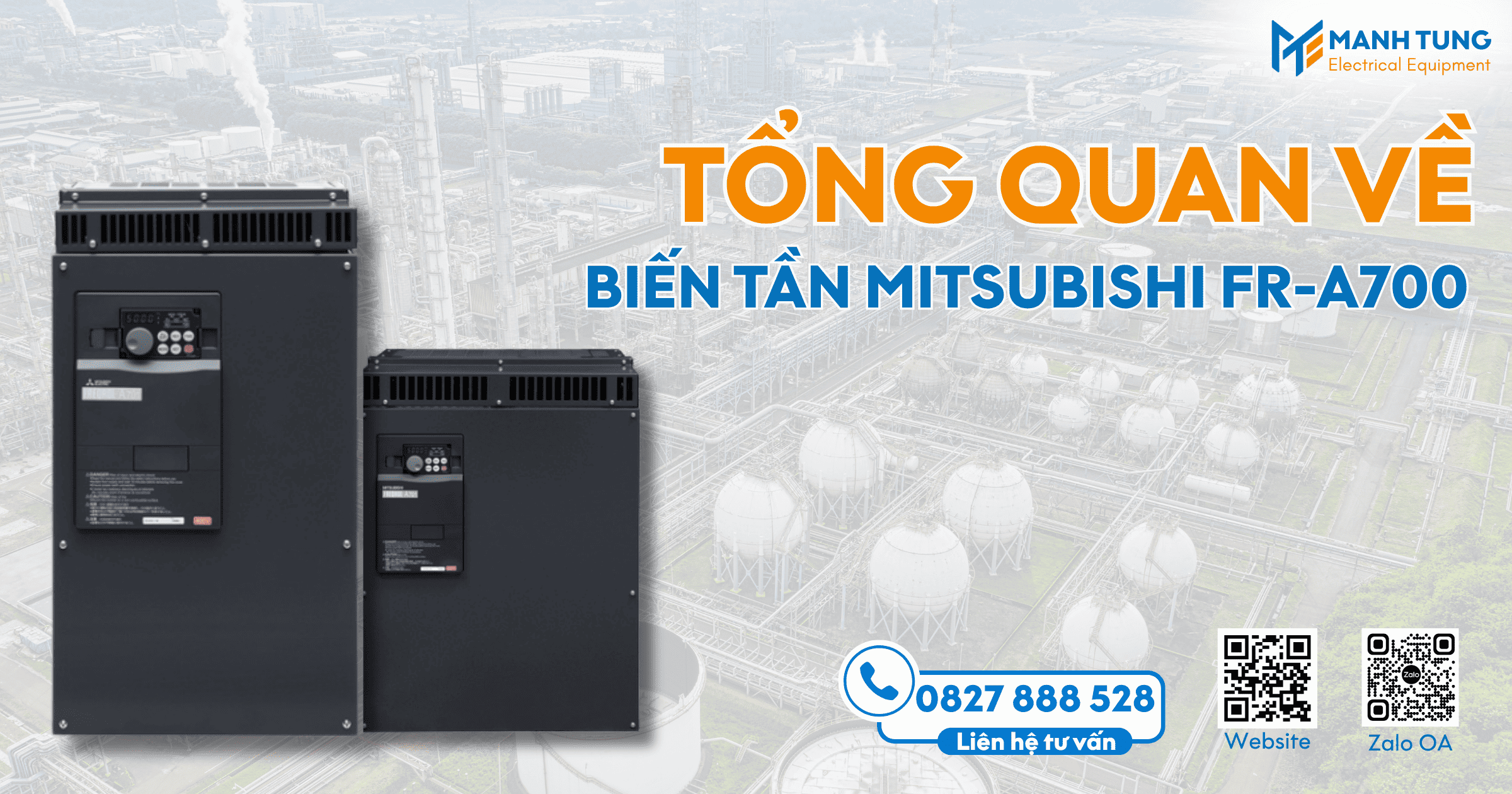 Giới thiệu tổng quan về Biến tần Mitsubishi FR-A700 chi tiết nhất