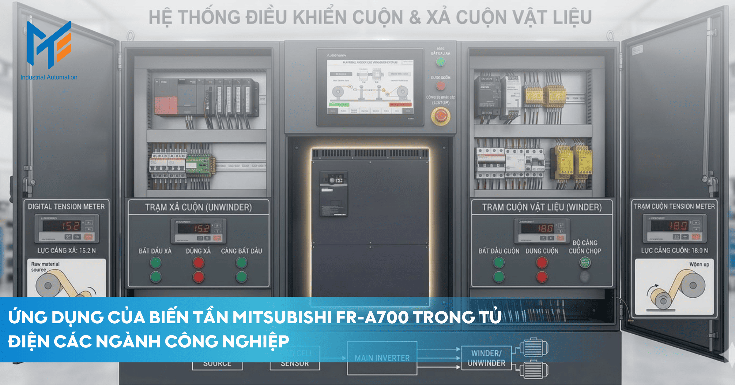 Các ứng dụng thực tế của Biến tần Mitsubishi FR-A700