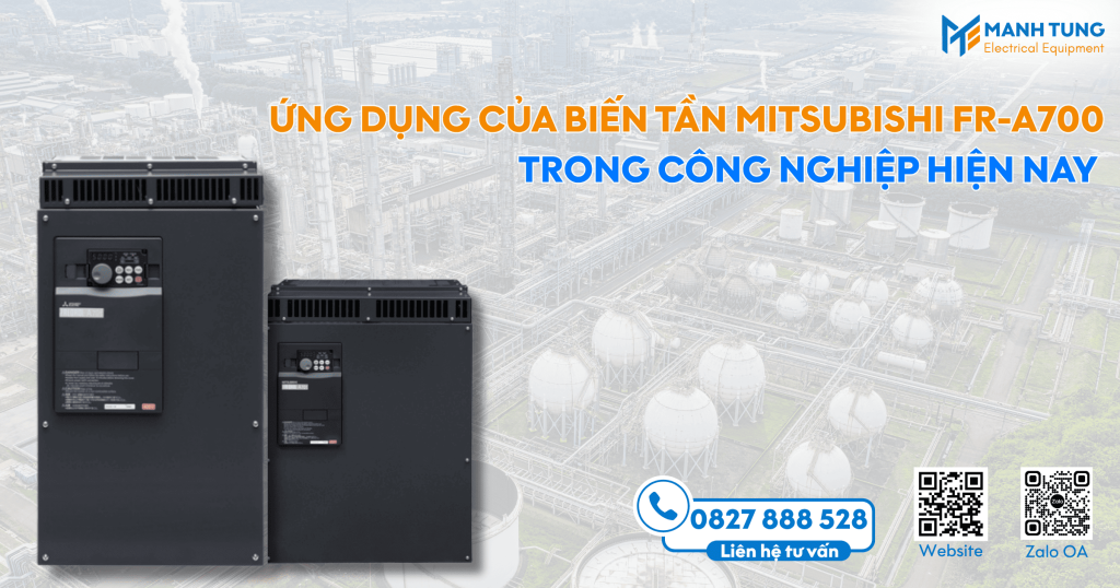 Ứng dụng của Biến tần Mitsubishi FR-A700 trong công nghiệp hiện nay