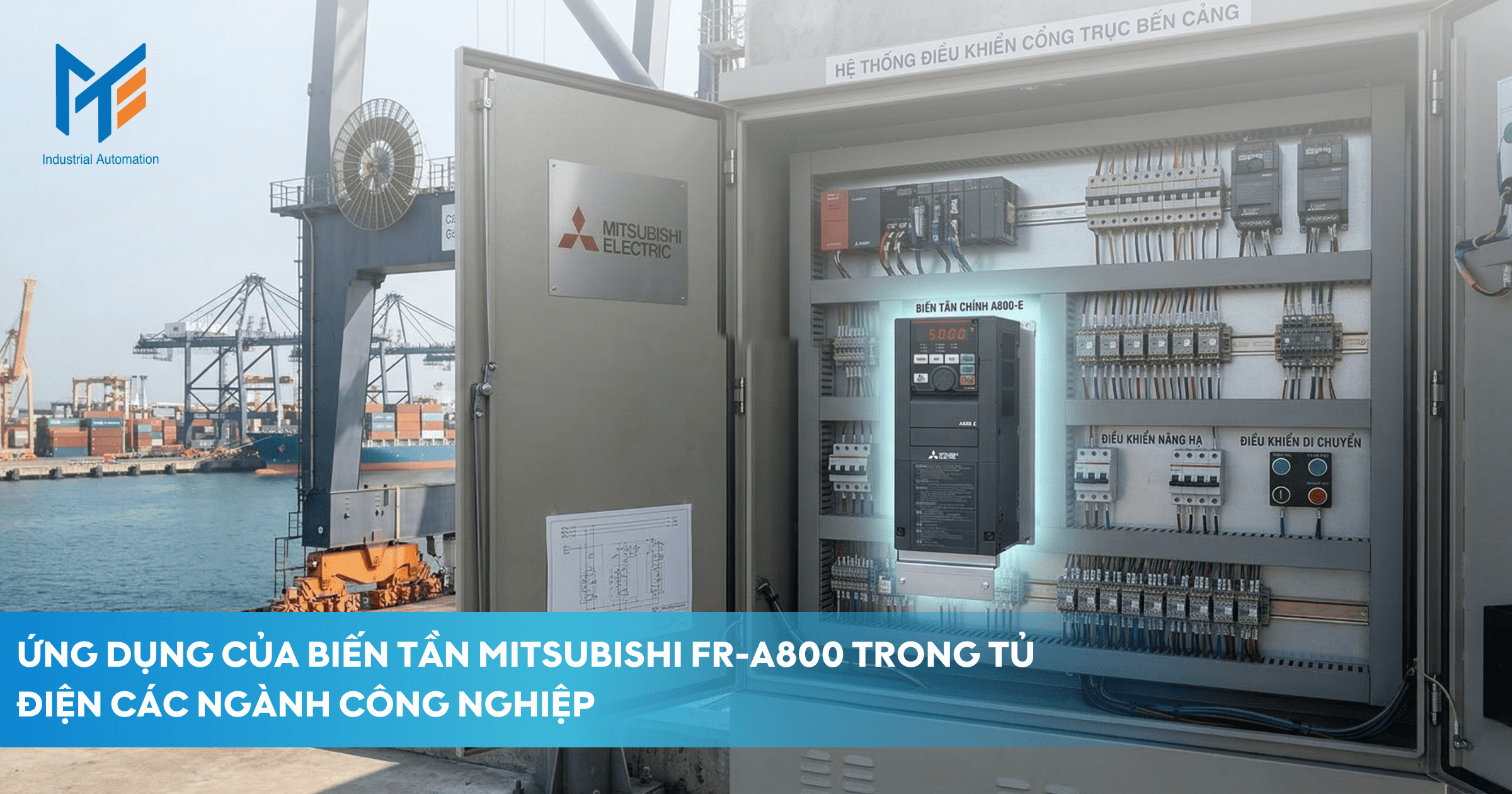 Các ứng dụng thực tế của Biến tần Mitsubishi FR-A800