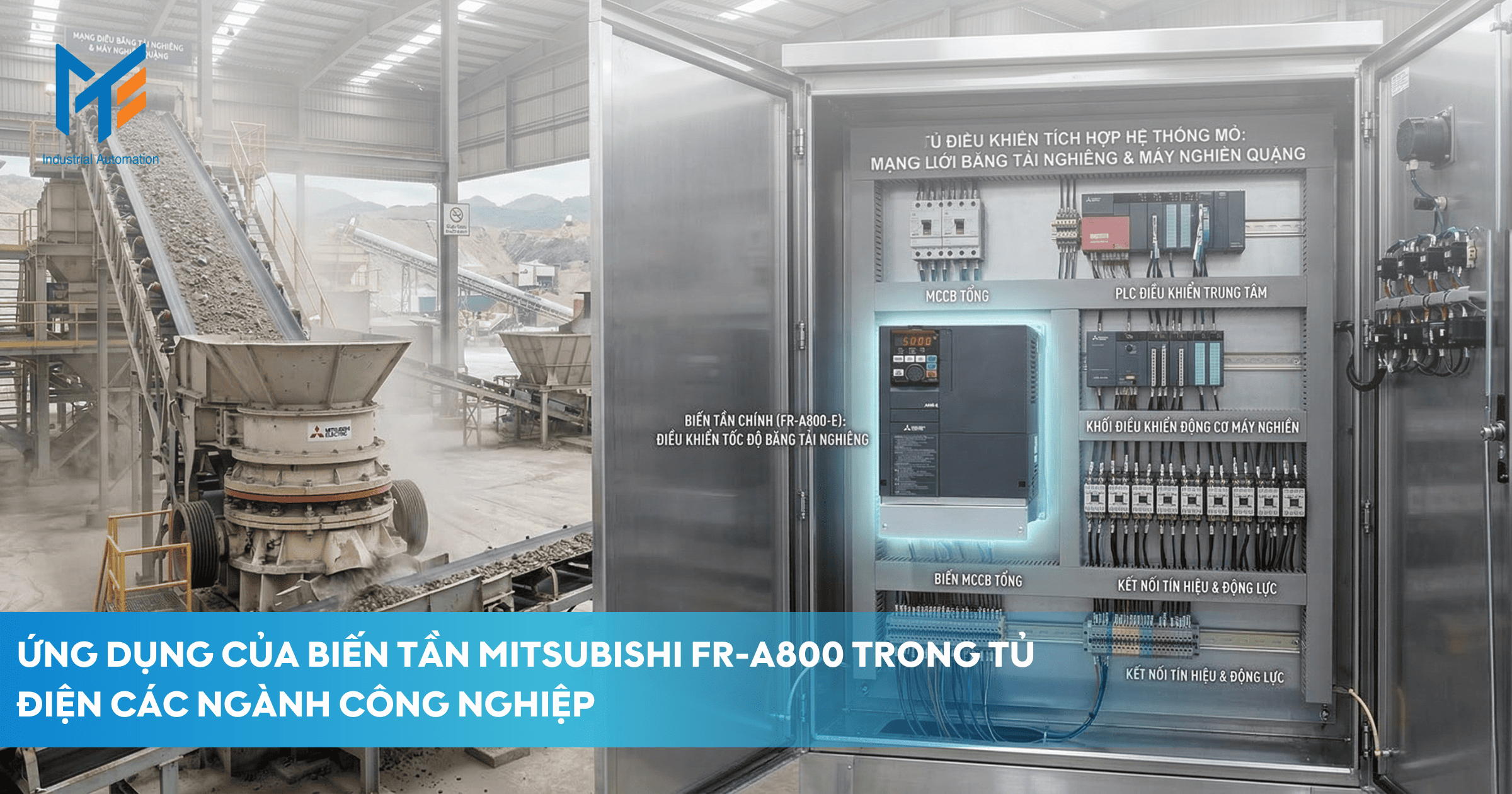 Các ứng dụng thực tế của Biến tần Mitsubishi FR-A800