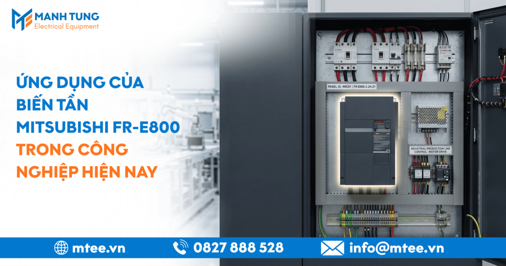 Ứng dụng của Biến tần Mitsubishi FR-E800 trong công nghiệp hiện nay