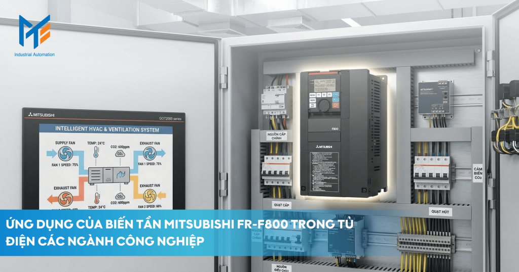 Các ứng dụng của biến tần Mitsubishi FR-F800 hiện nay