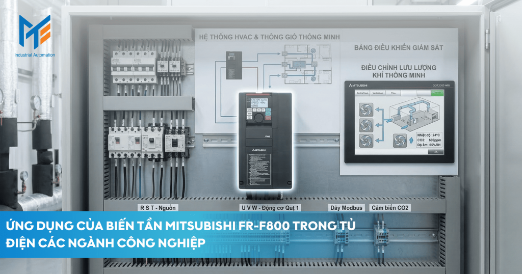 Các ứng dụng của biến tần Mitsubishi FR-F800 hiện nay