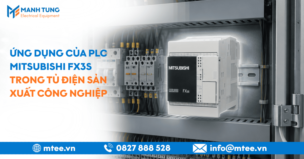 Ứng dụng của PLC Mitsubishi FX3S trong tủ điện sản xuất công nghiệp
