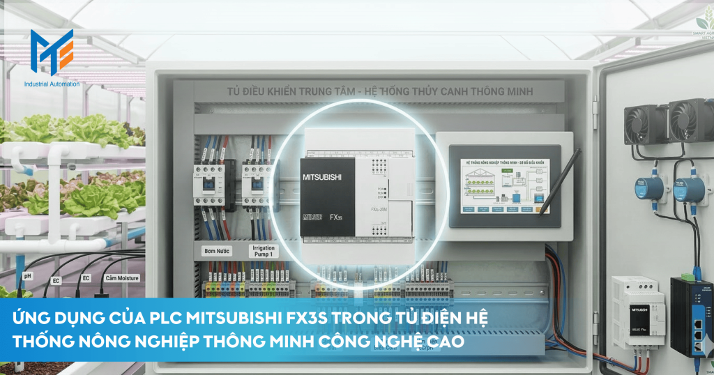 Các ứng dụng của PLC Mitsubishi FX3S trong tủ điện công nghiệp