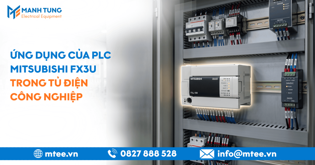 Ứng dụng của PLC Mitsubishi FX3U trong tủ điện công nghiệp