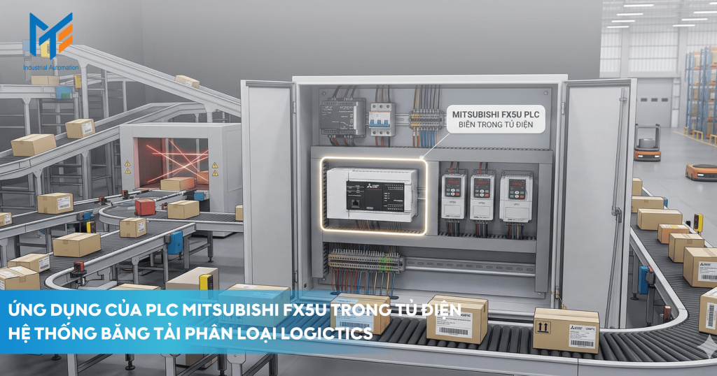 Các ứng dụng của PLC Mitsubishi FX5U trong tủ điện công nghiệp