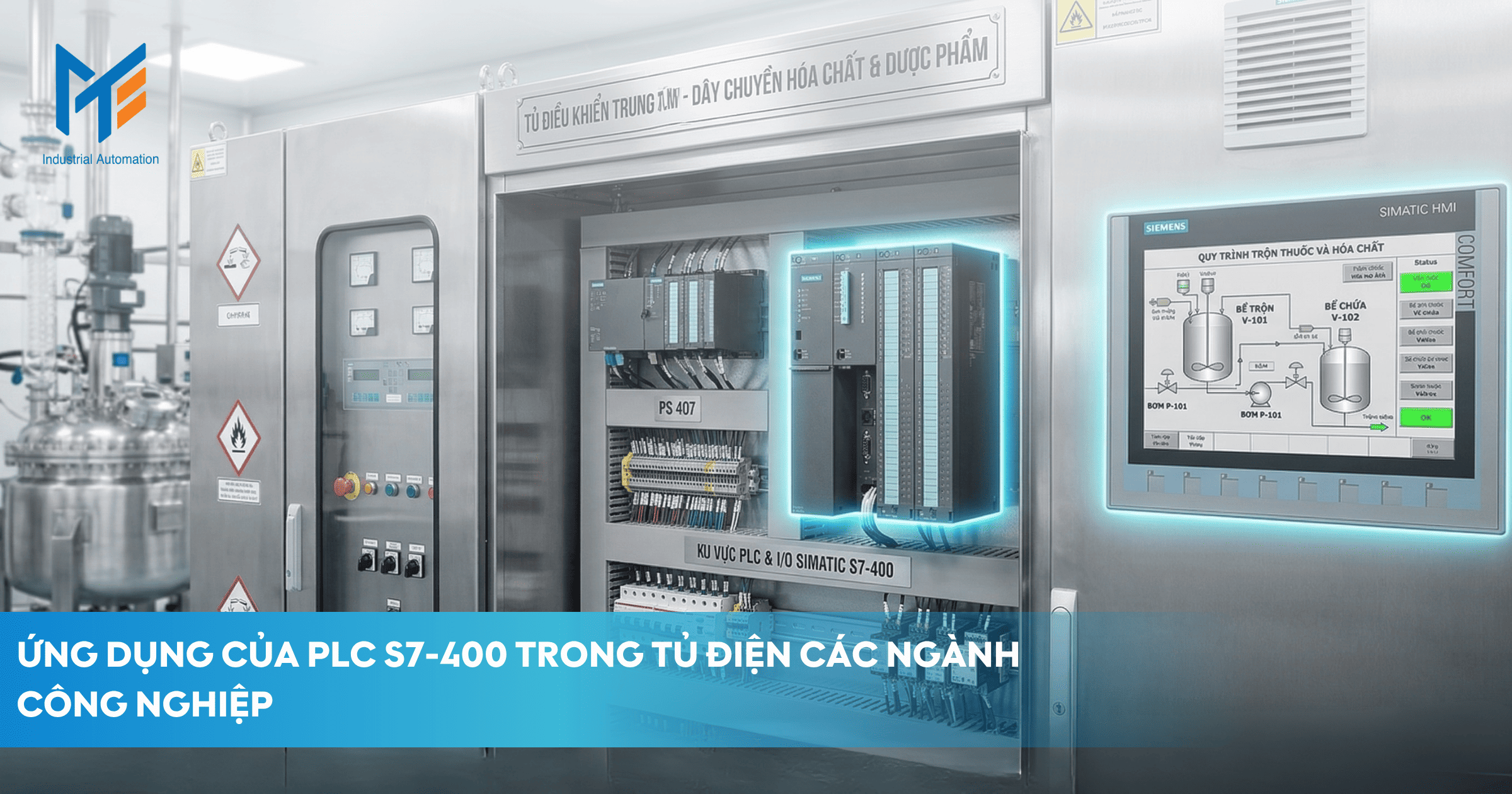 Những ứng dụng thực tế của PLC 400 trong tủ điện công nghiệp hiện nay