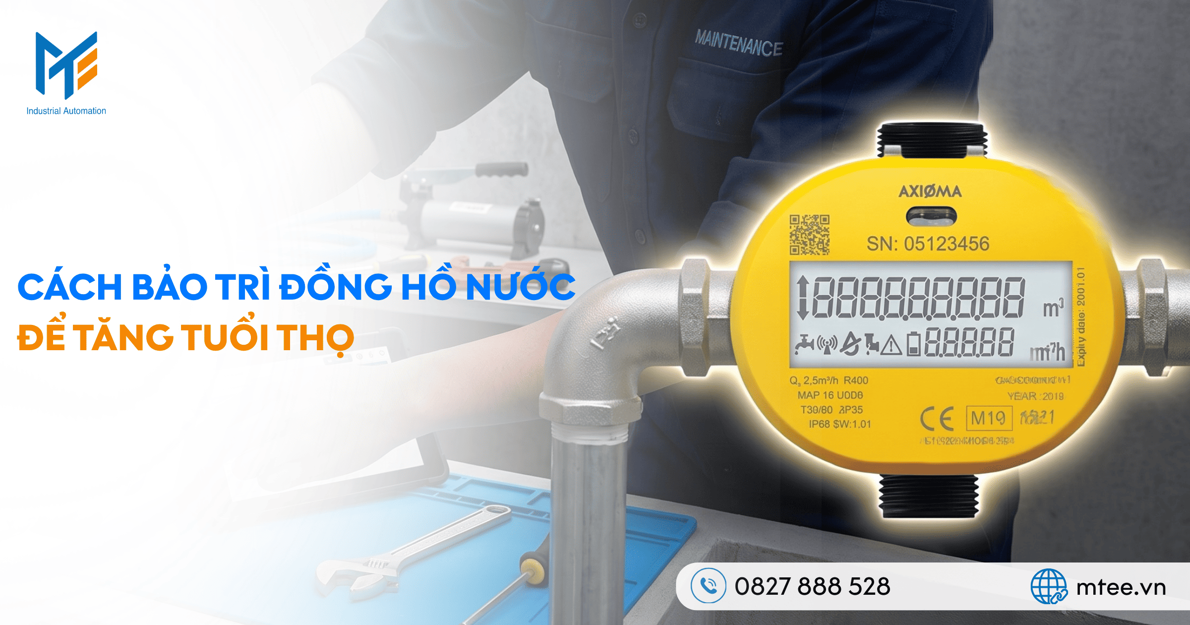 Cách bảo trì đồng hồ nước để tăng tuổi thọ