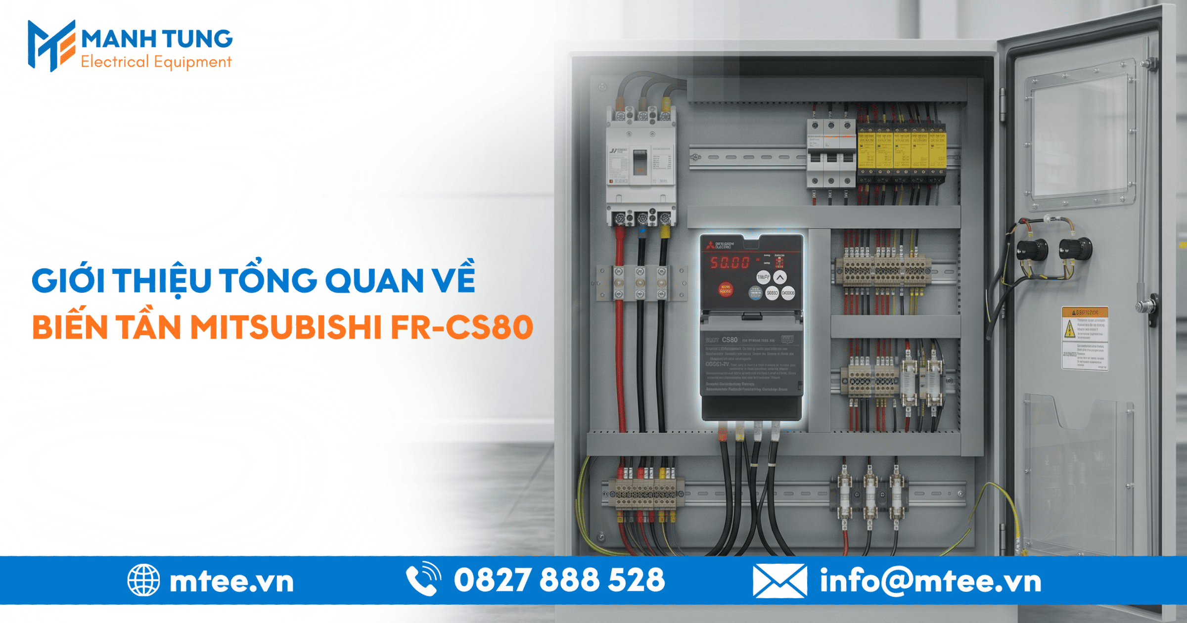 Giới thiệu tổng quan về Biến tần Mitsubishi FR-CS80 chi tiết nhất