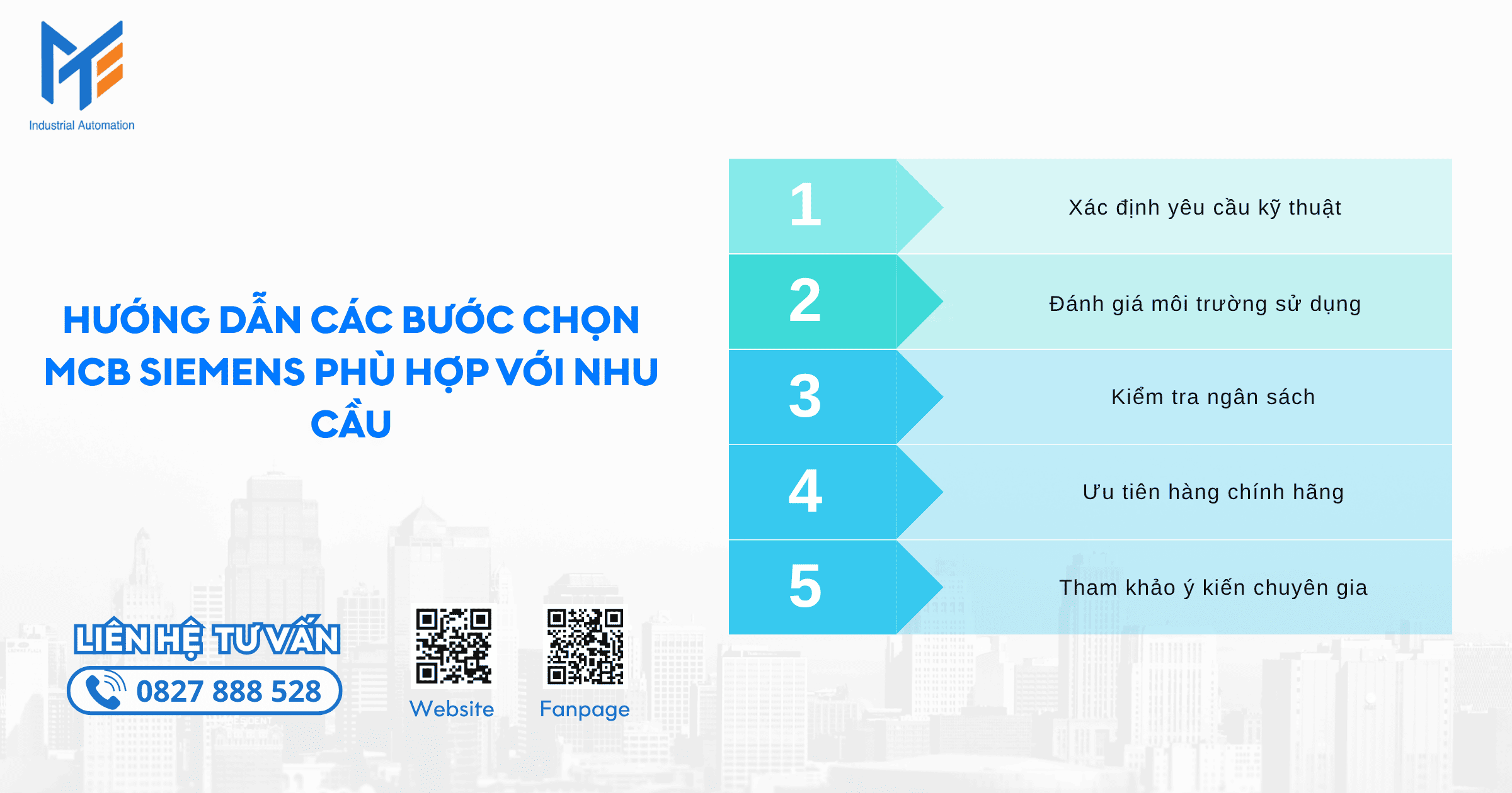 Hướng dẫn chọn MCB Siemens phù hợp với nhu cầu