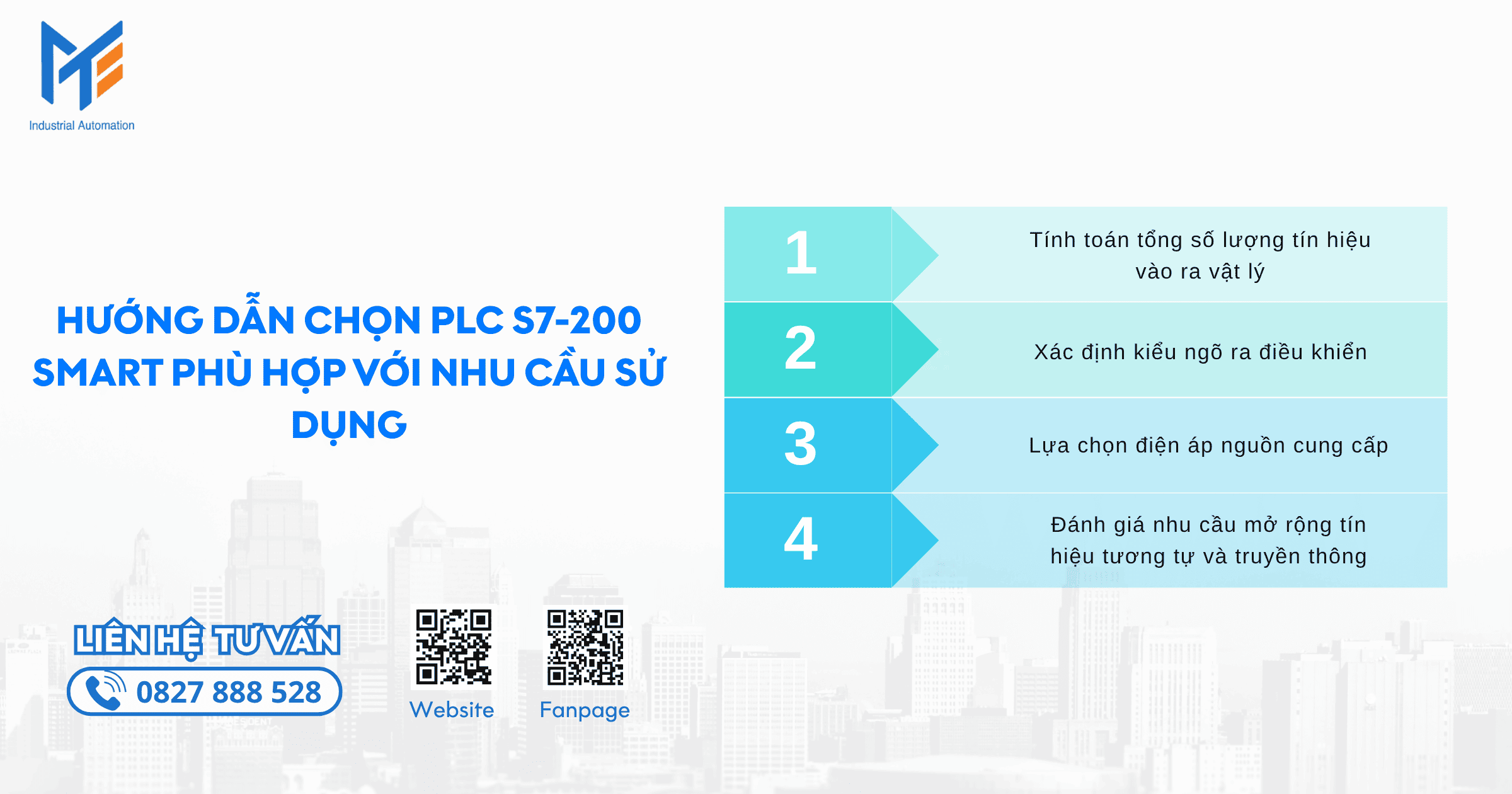 Hướng dẫn chọn PLC S7-200 SMART phù hợp với nhu cầu sử dụng