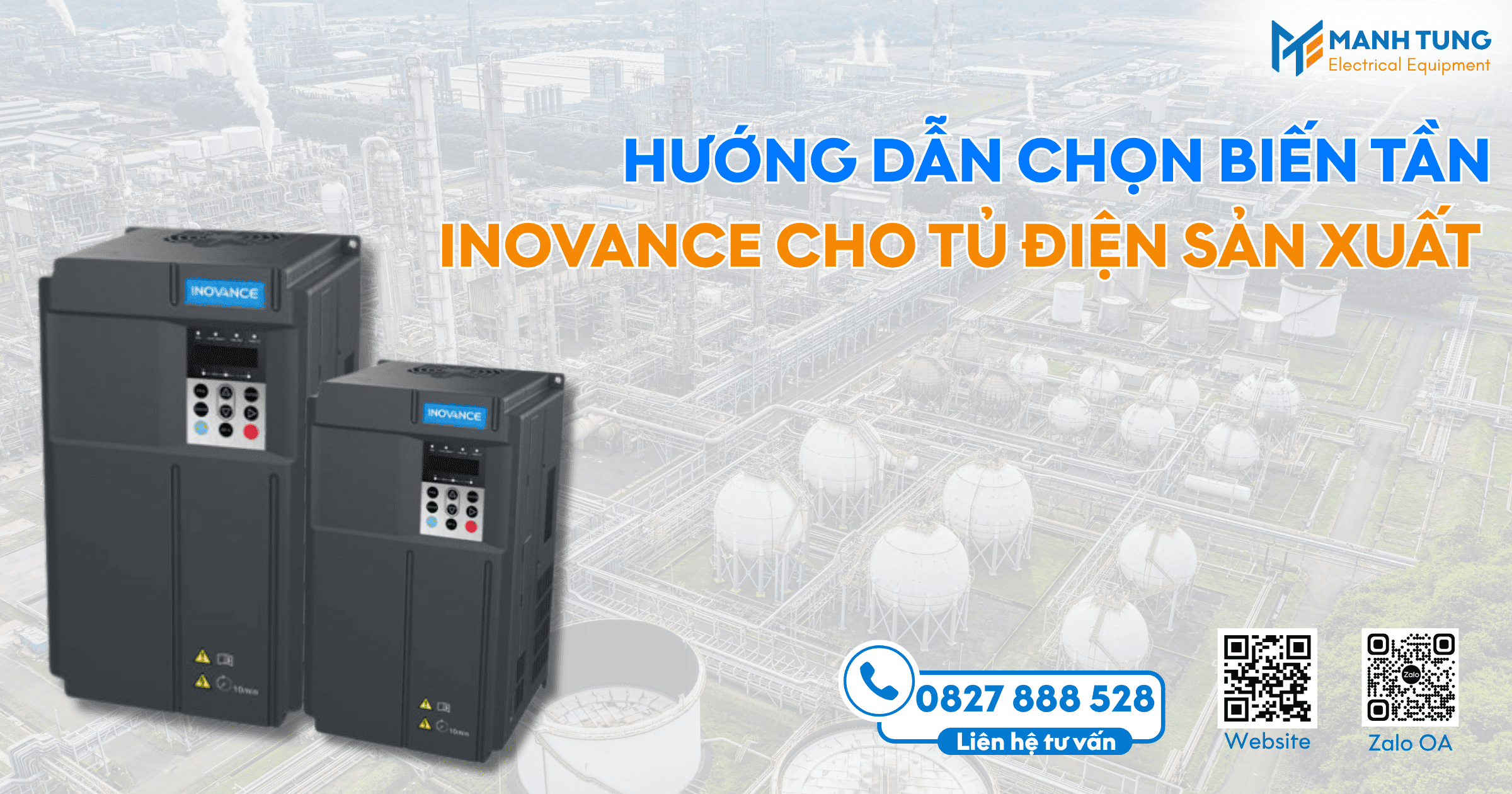 Hướng dẫn chọn biến tần Inovance cho tủ điện sản xuất vừa và nhỏ