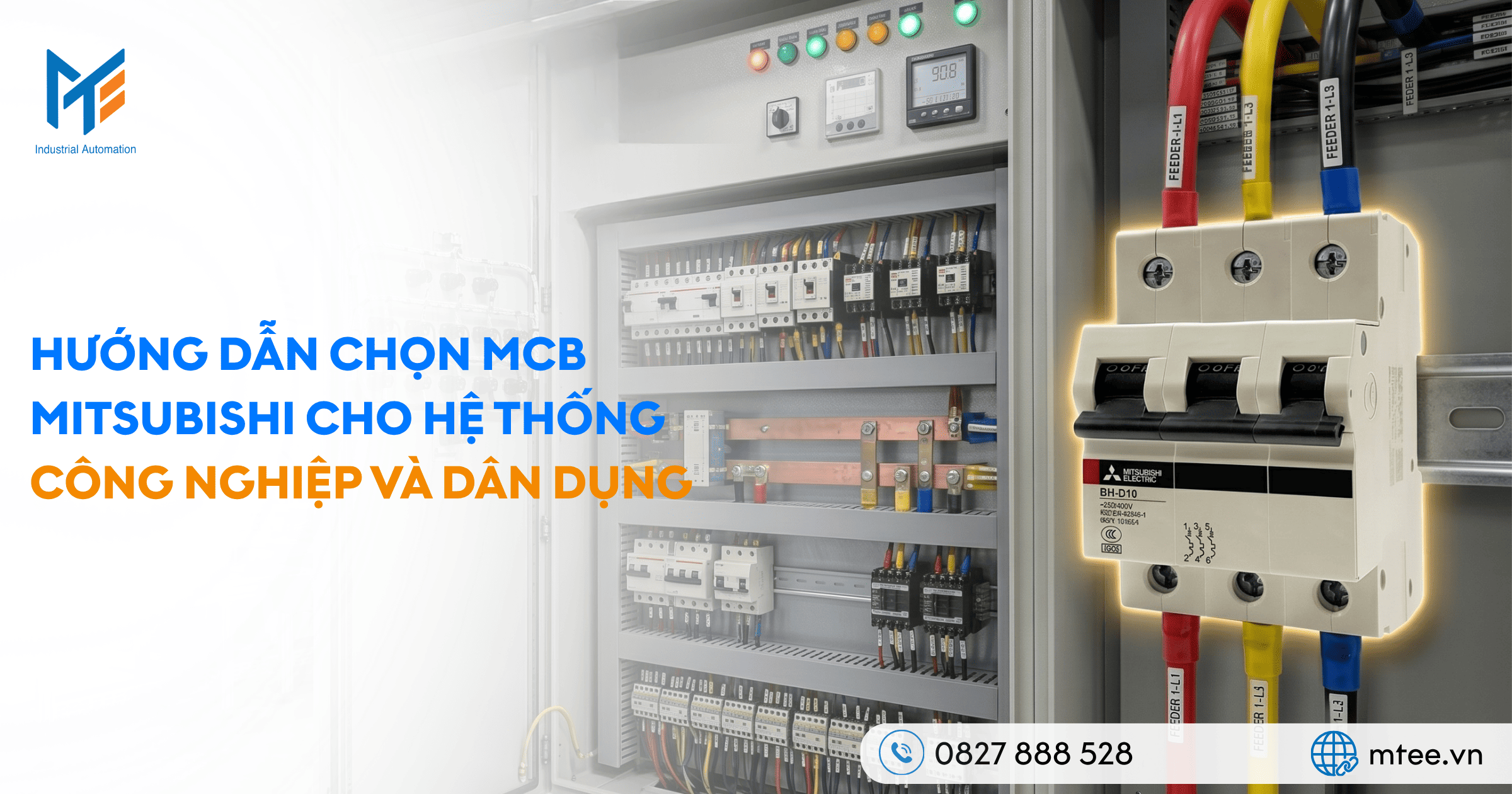 Hướng dẫn chọn MCB Mitsubishi cho hệ thống công nghiệp và dân dụng