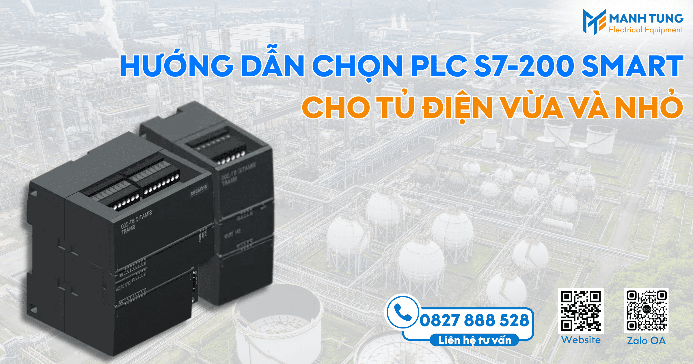Hướng dẫn chọn PLC S7-200 SMART cho tủ điện vừa và nhỏ