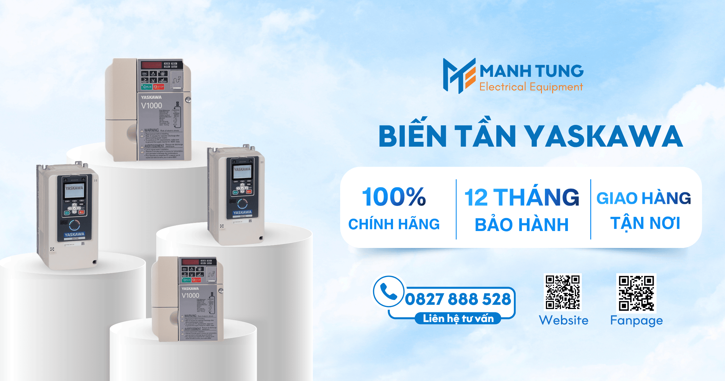 Mạnh Tùng nhà cung cấp Biến tần Yaskawa uy tín chính hãng