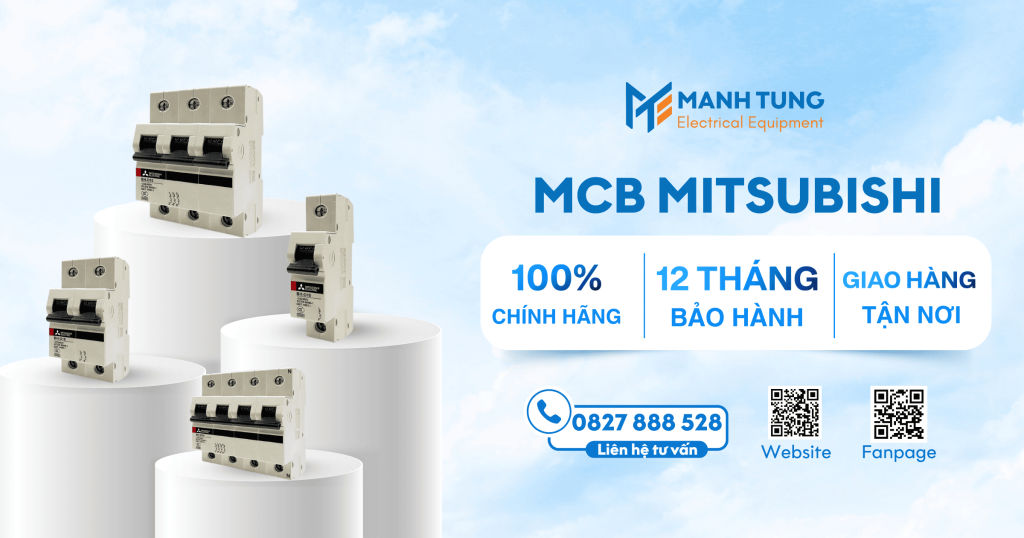 Mạnh Tùng nhà cung cấp MCB Mitsubishi uy tín chính hãng