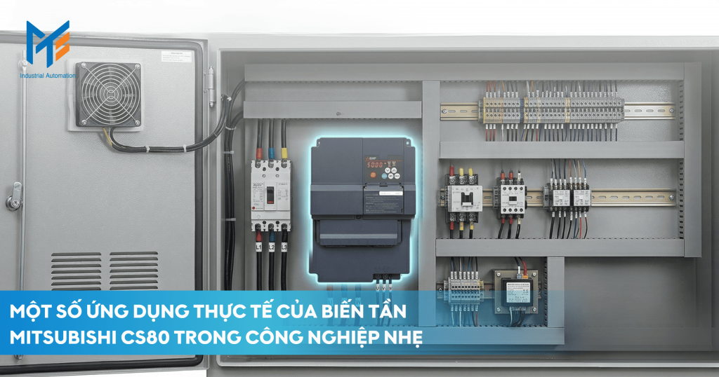 Một số ứng dụng thực tế của biến tần Mitsubishi CS80 trong công nghiệp nhẹ