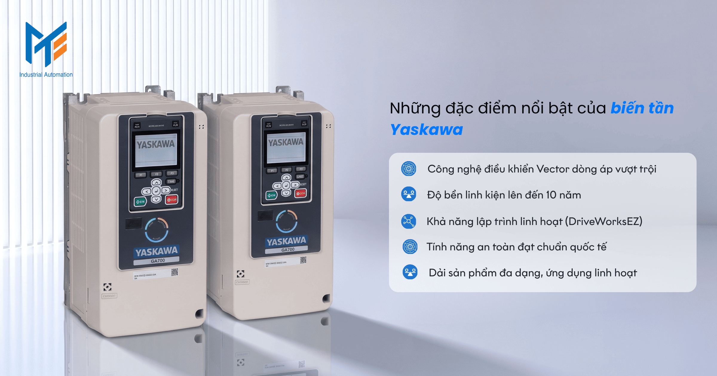 Những đặc điểm nổi bật của biến tần Yaskawa