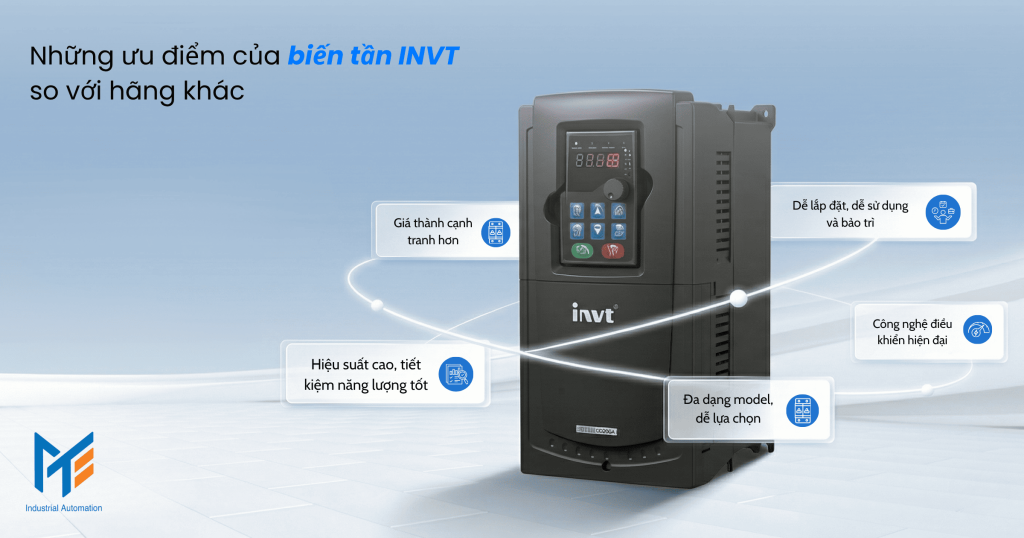 Những ưu điểm của biến tần INVT so với hãng khác