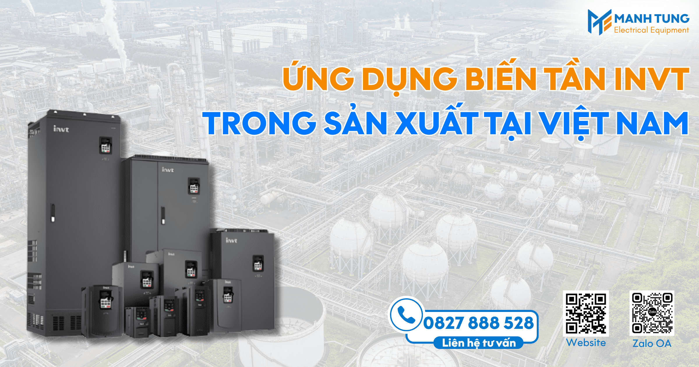 Ứng dụng biến tần INVT trong sản xuất tại Việt Nam