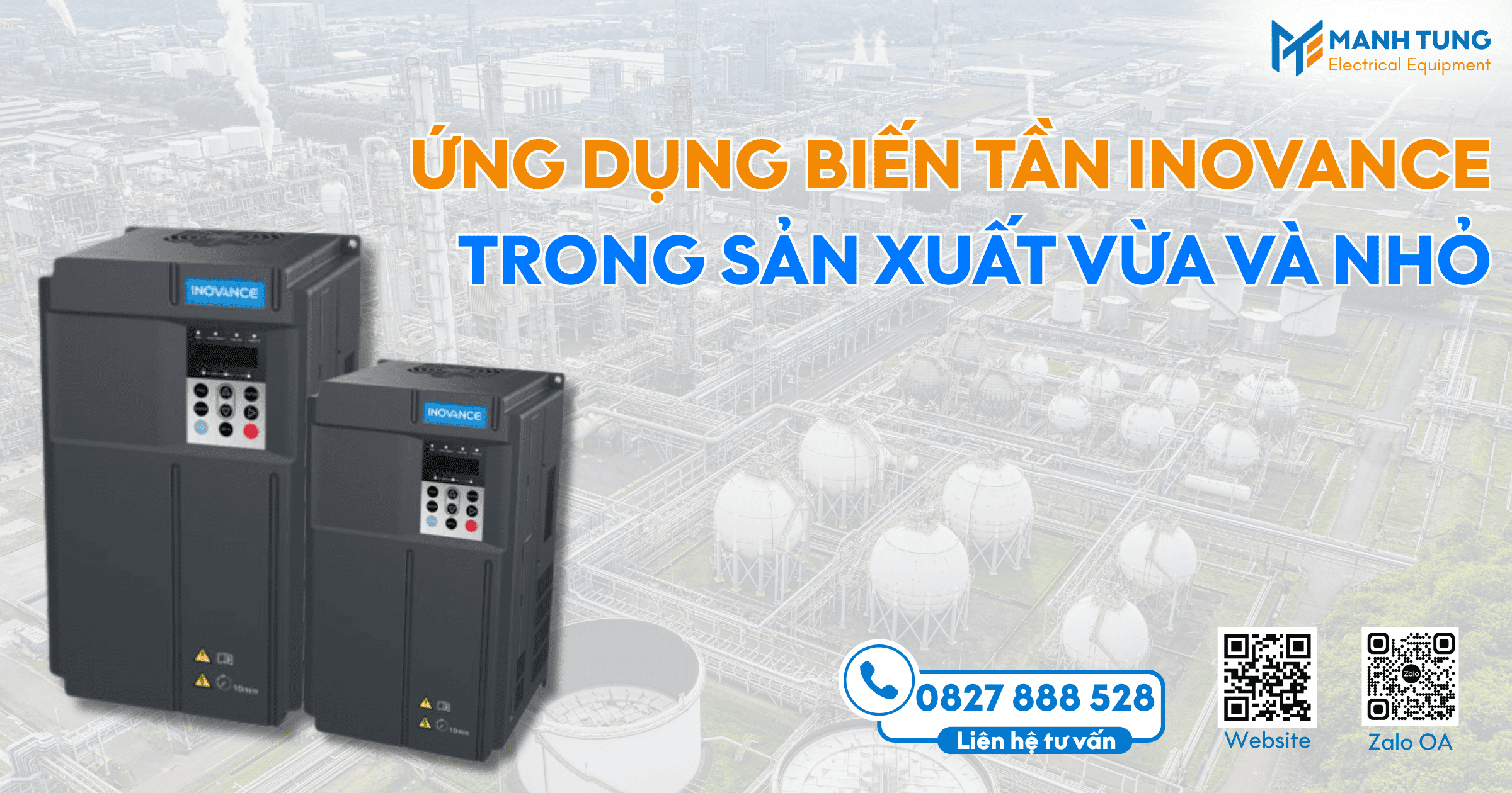 Ứng dụng biến tần Inovance trong sản xuất vừa và nhỏ