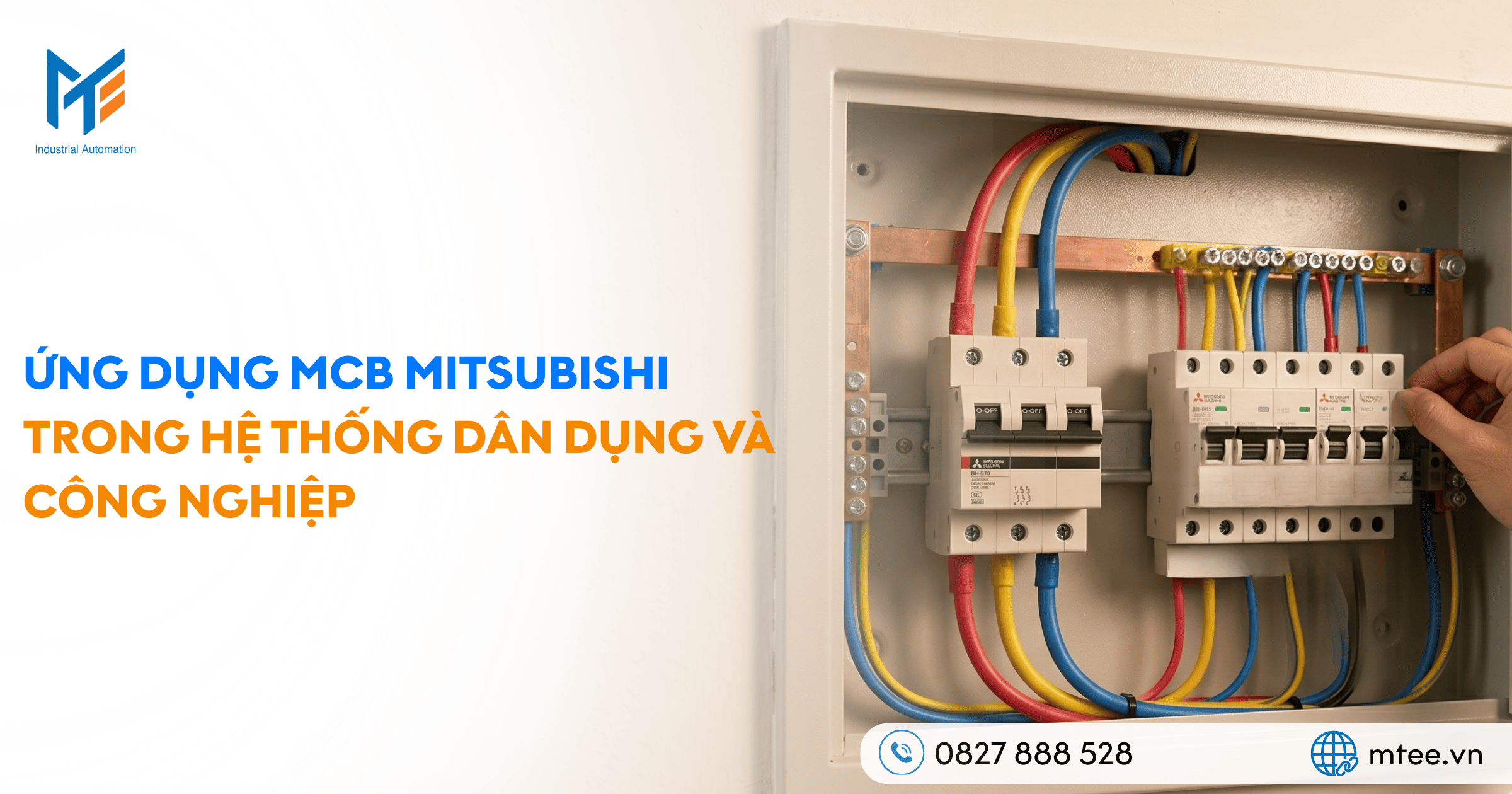 Ứng dụng MCB Mitsubishi trong hệ thống dân dụng và công nghiệp