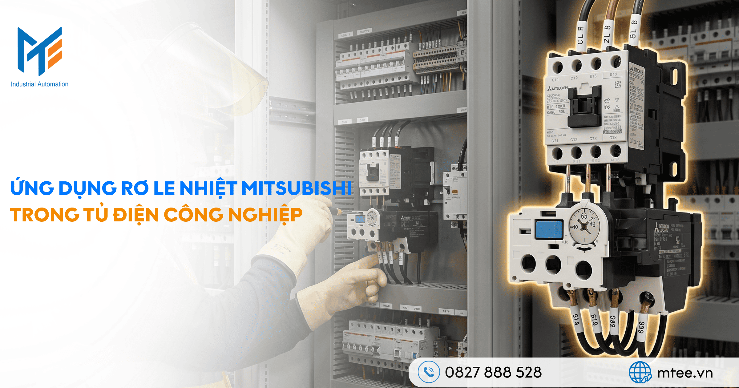 Ứng dụng Rơ le nhiệt Mitsubishi trong tủ điện công nghiệp