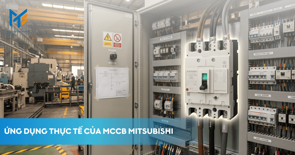 Ứng dụng thực tế của MCCB Mitsubishi