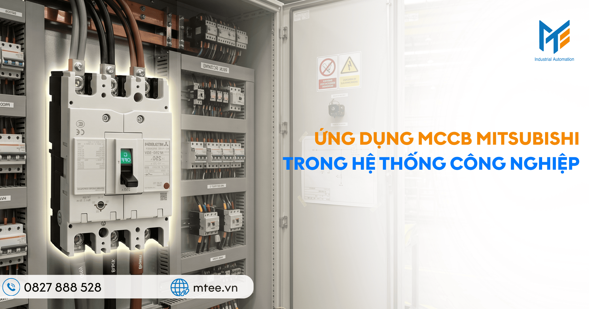 Ứng dụng MCCB Mitsubishi trong hệ thống công nghiệp