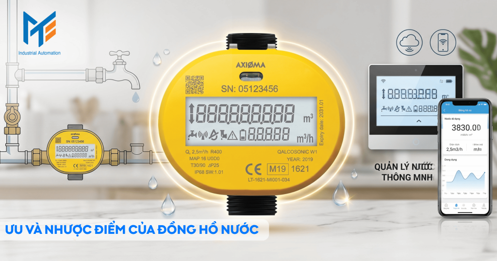 Ưu và nhược điểm của đồng hồ nước