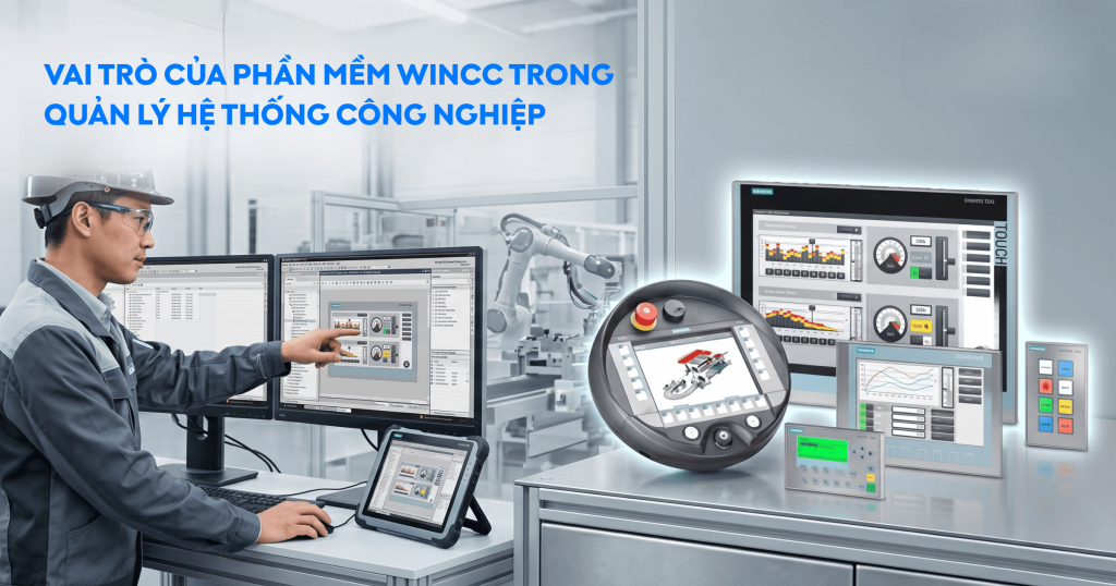 Vai trò của phần mềm WINCC trong quản lý hệ thống công nghiệp