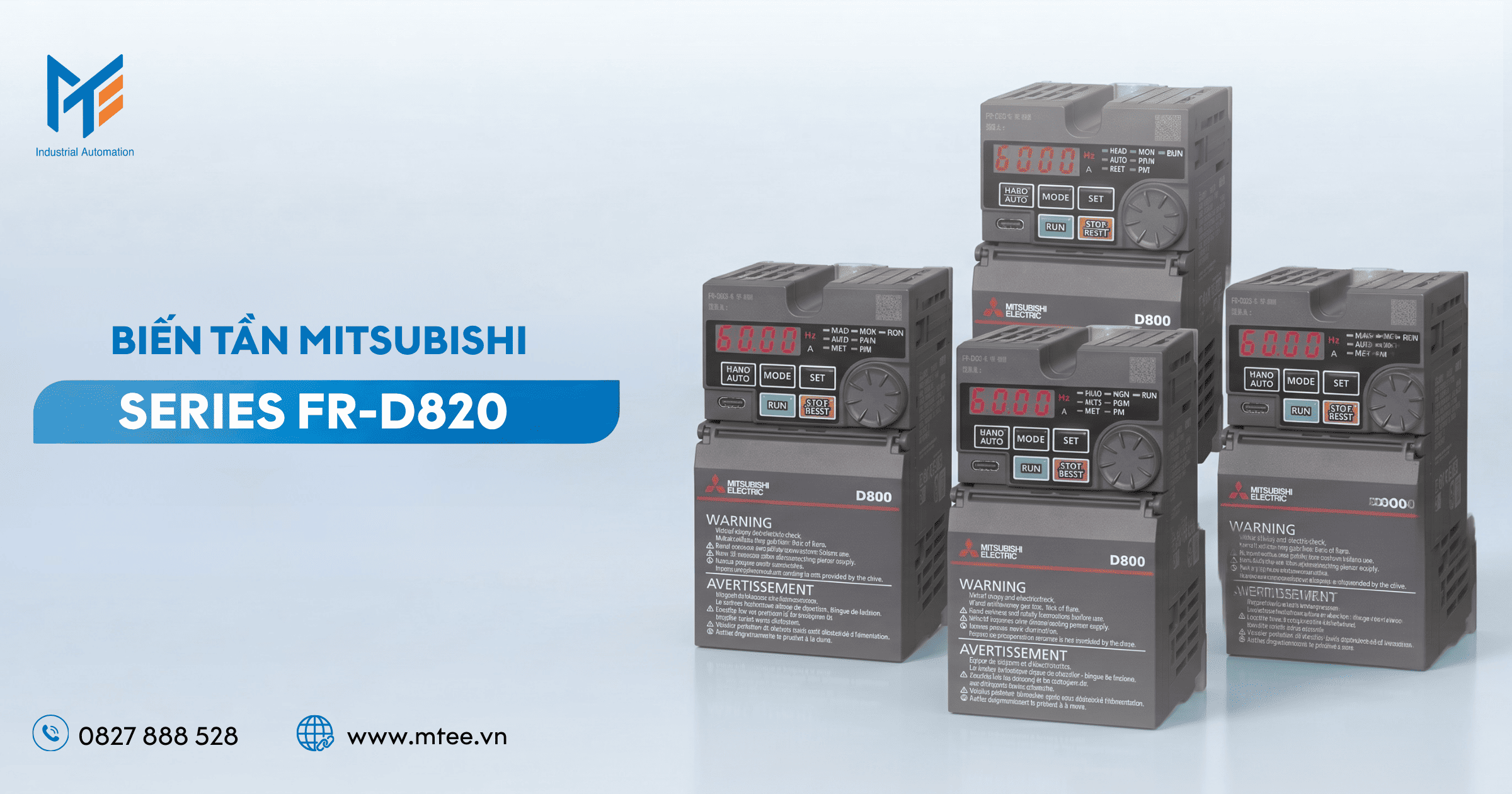 Biến tần Mitsubishi FR-D820