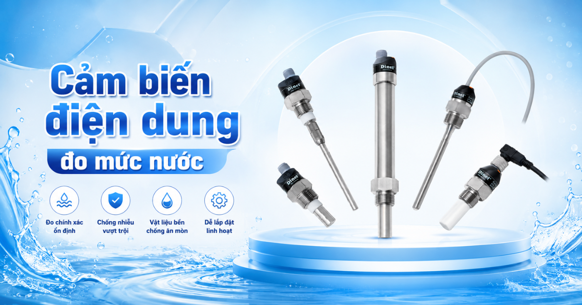Cảm biến điện dung đo mức nước