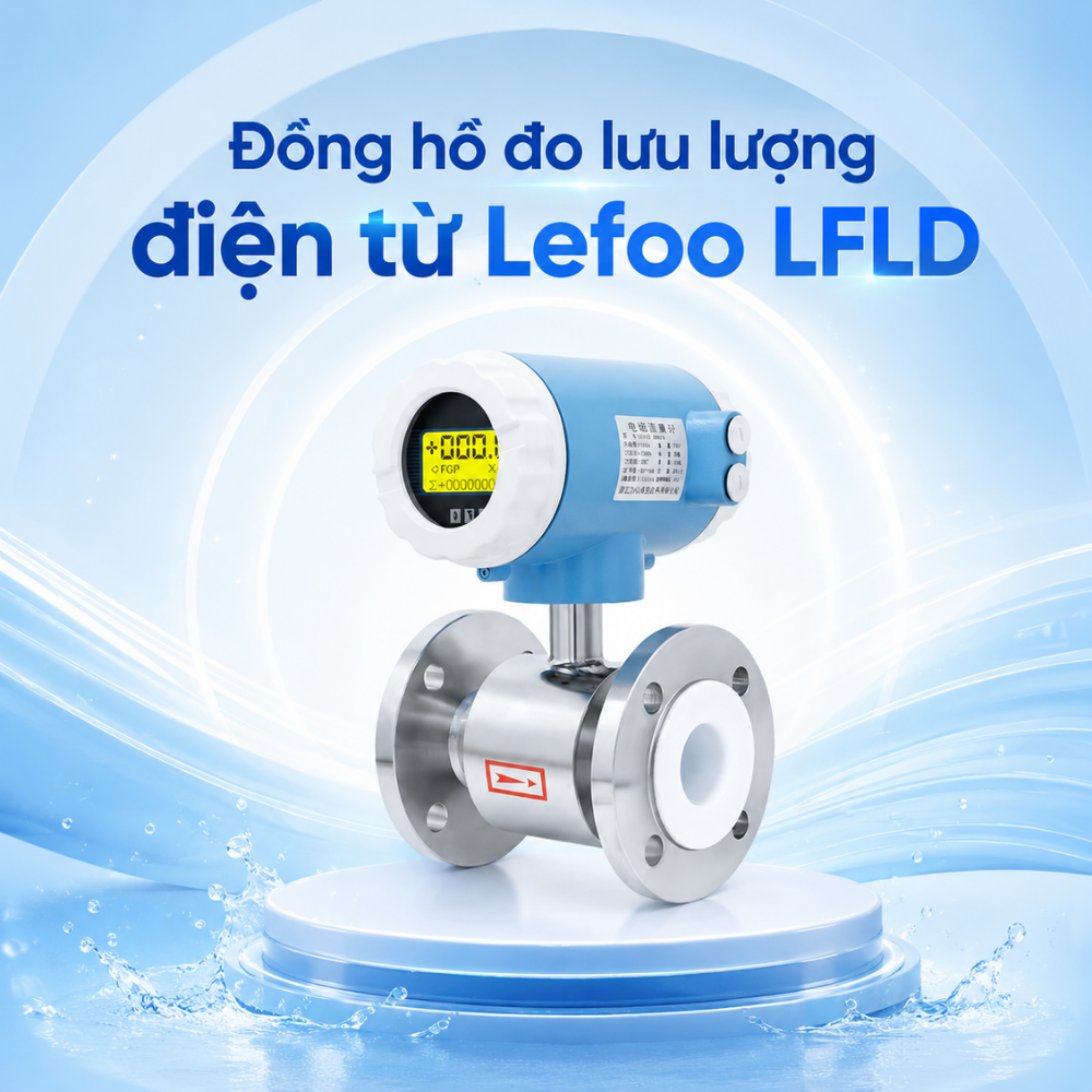 Đồng hồ đo lưu lượng điện từ Lefoo LFLD