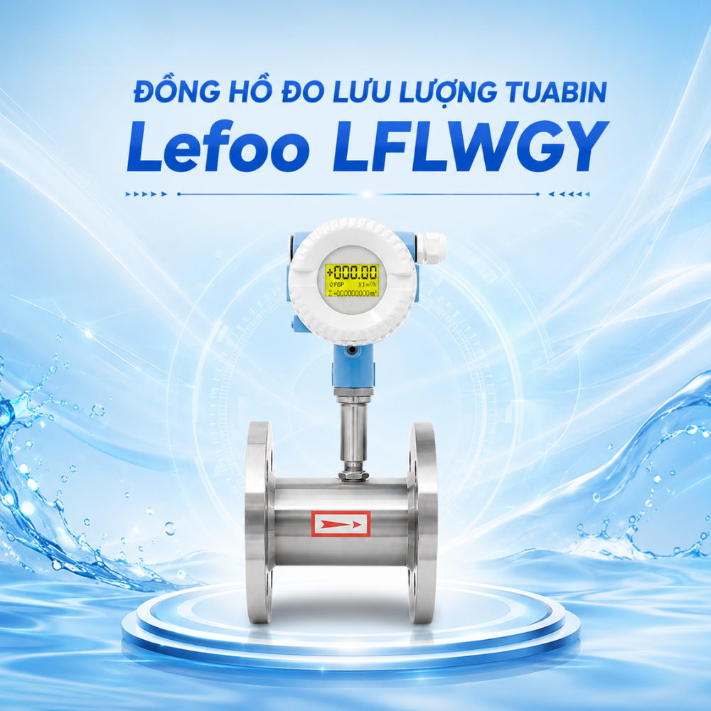 Đồng hồ đo lưu lượng tuabin Lefoo LFLWGY