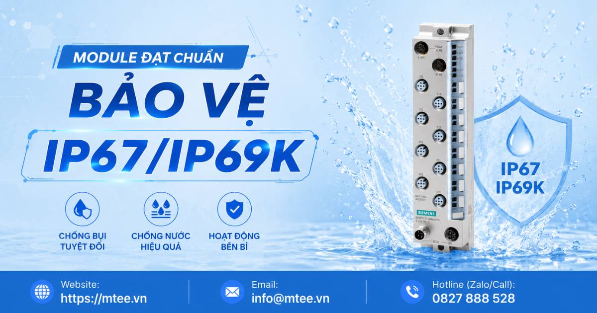 Module đạt chuẩn bảo vệ IP67_IP69K